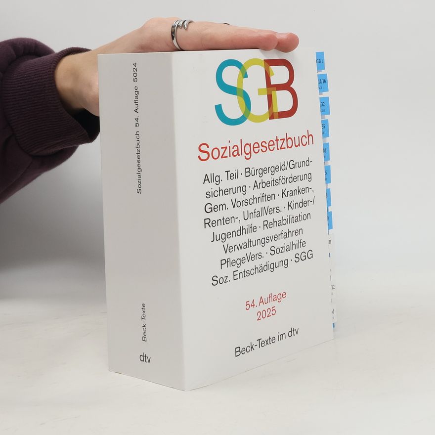 Collectif d'auteurs Beck-Texte im dtv: Sozialgesetzbuch mit Sozialgerichtsgesetz