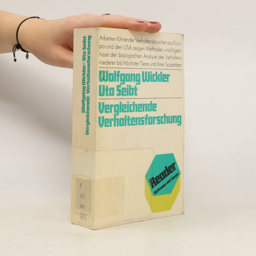Uta Seibt Vergleichende Verhaltensforschung