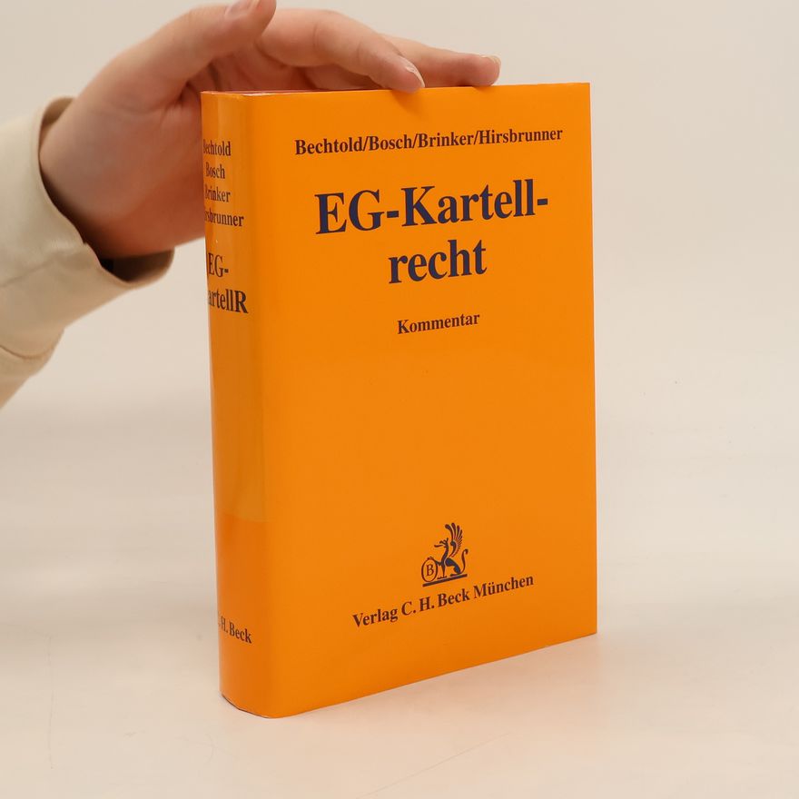 Simon David Hirsbrunner Gelbe Erläuterungsbücher: EG-Kartellrecht