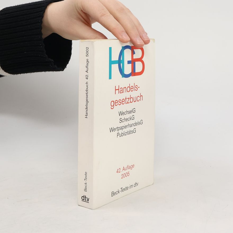 Collectif d'auteurs Handelsgesetzbuch