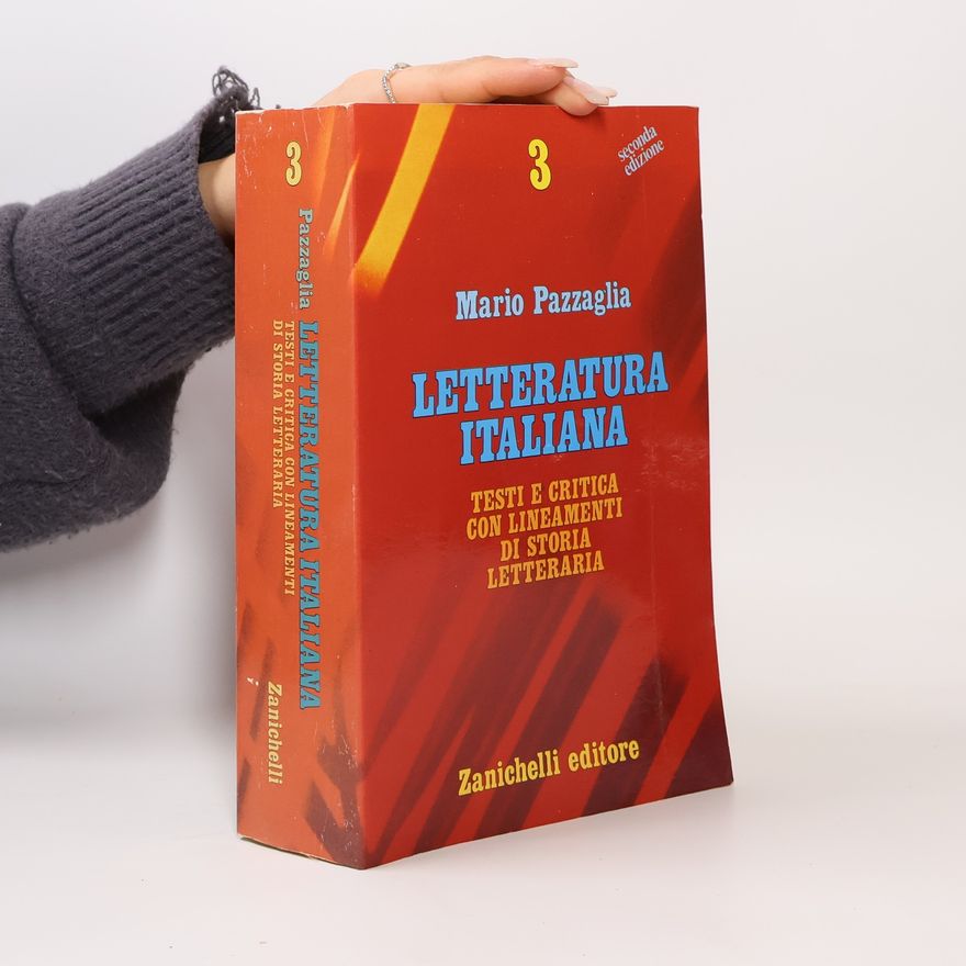 Mario Pazzaglia Letteratura italiana