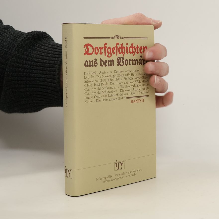 Carl Arnold Schloenbach Dorfgeschichten aus dem Vormärz