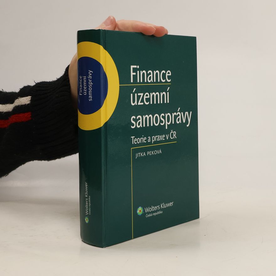 Jitka Peková Finance územní samosprávy