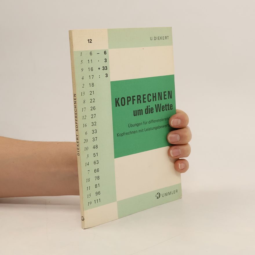 Ulrich Diekert Kopfrechnen um die Wette