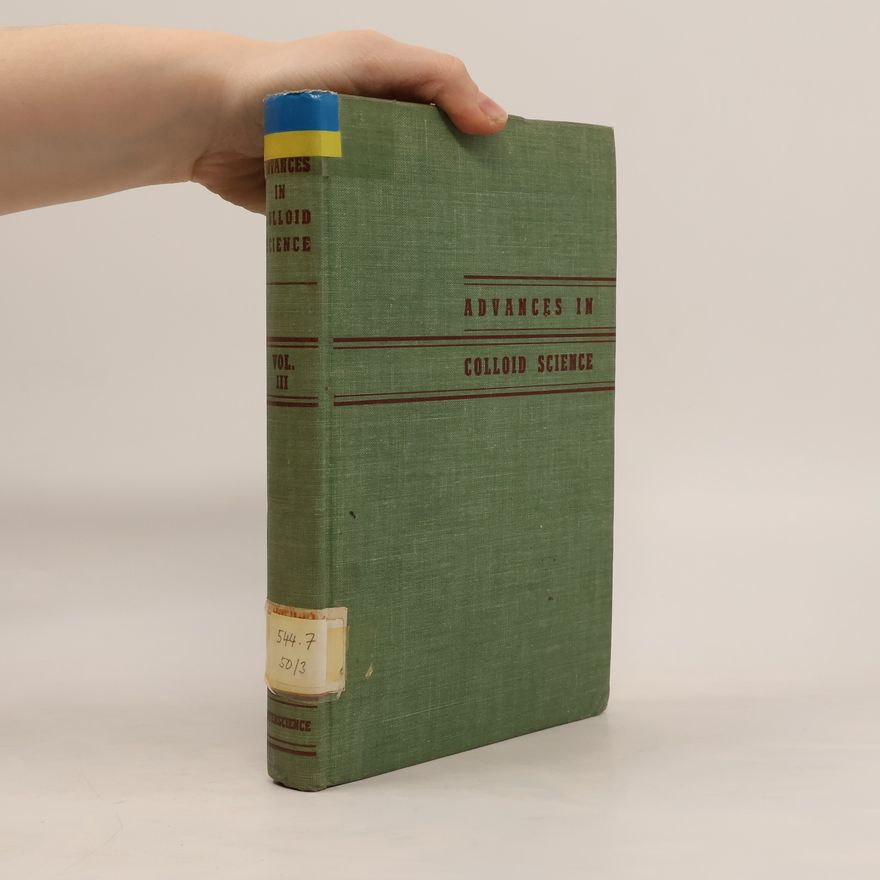 E. J. W. Verwey Advances in Colloid Science