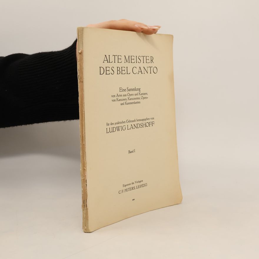 Ludwig Landshoff Alte Meister des bel canto