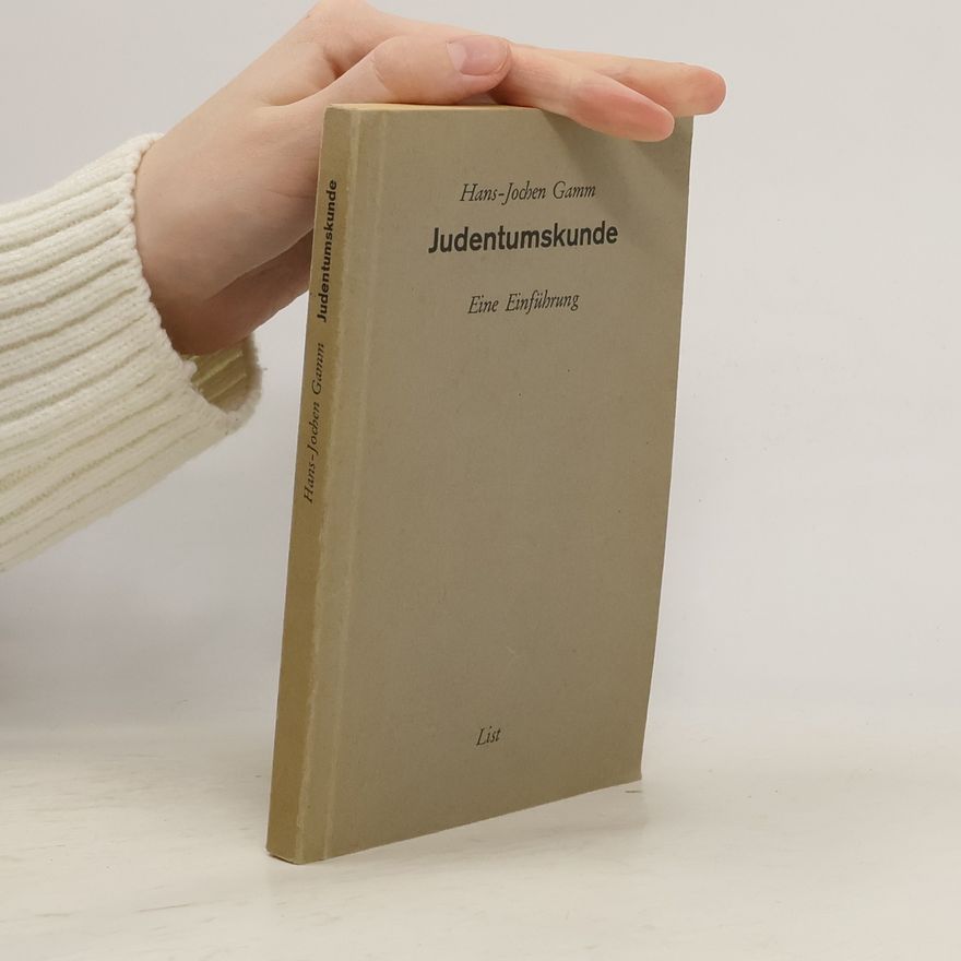 Hans-Jochen Gamm Judentumskunde
