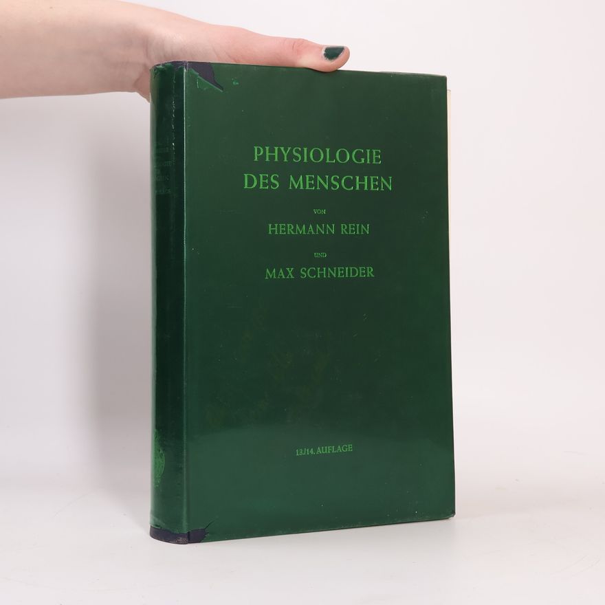 Max Schneider Physiologie des Menschen