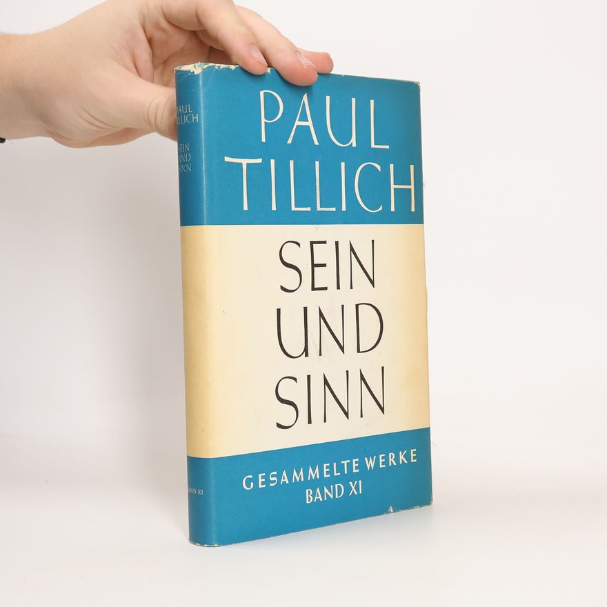 Paul Tillich Sein und Sinn