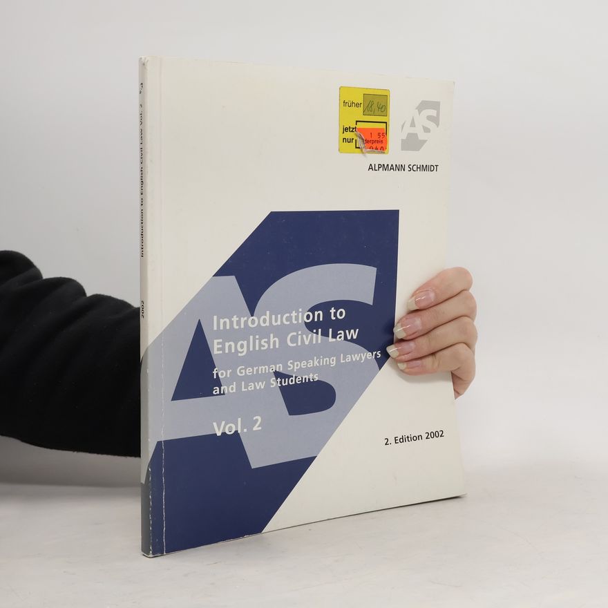 Rainer Wörlen Alpmann und Schmidt - Skripte - 2: Introduction to English Civil Law