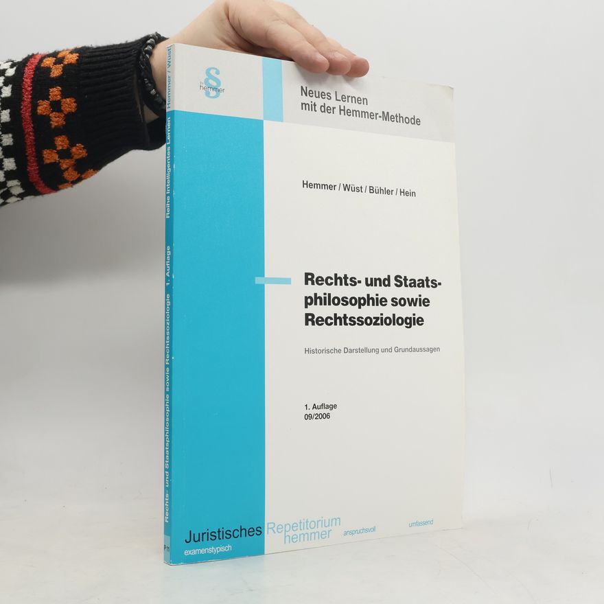 Collectif d'auteurs Rechts- und Staatsphilosophie sowie Rechtssoziologie