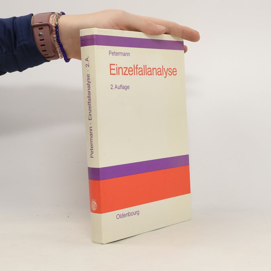 Franz Petermann Einzelfallanalyse - 2. Auflage