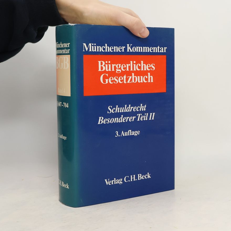 Harm Peter Westermann Münchener Kommentar zum Bürgerlichen Gesetzbuch. Band 4