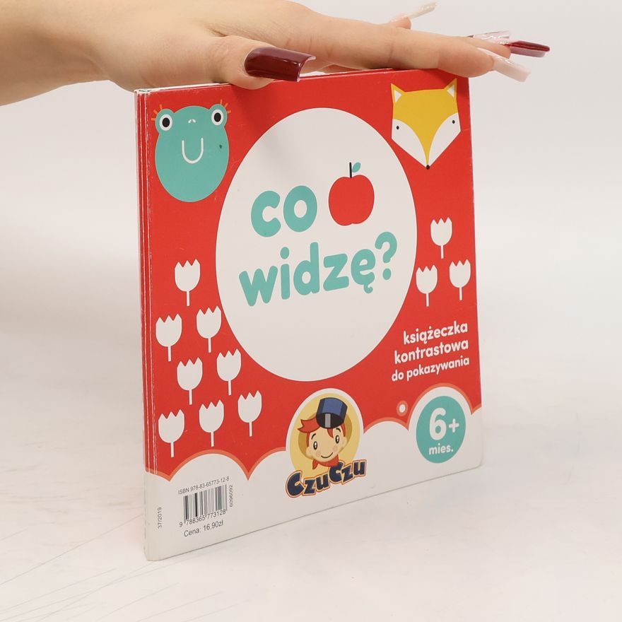 OPRACOWANIE ZBIOROWE Czuczu Co widzę książeczka kontrastowa dla dzieci w wieku 6 mies