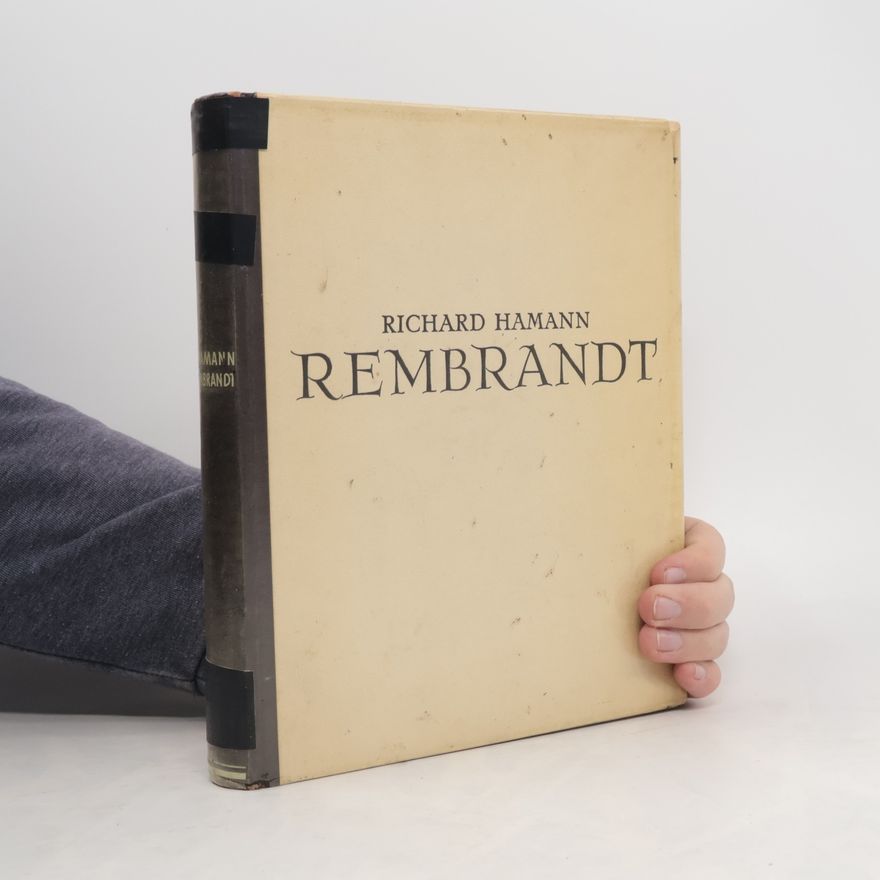 Richard Hamann Rembrandt