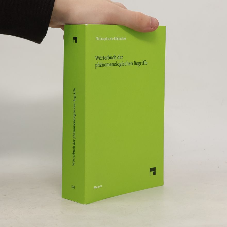 Helmuth Vetter Wörterbuch der phänomenologischen Begriffe