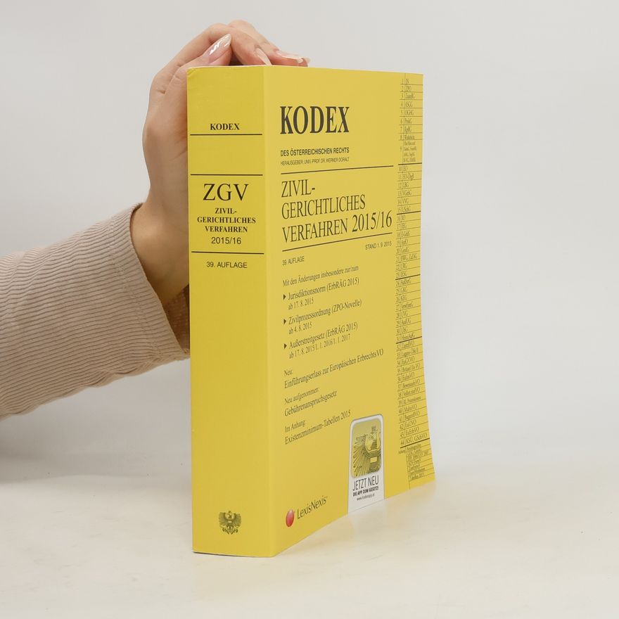 Heinrich Stumvoll Kodex Zivilgerichtliches Verfahren 2015/16