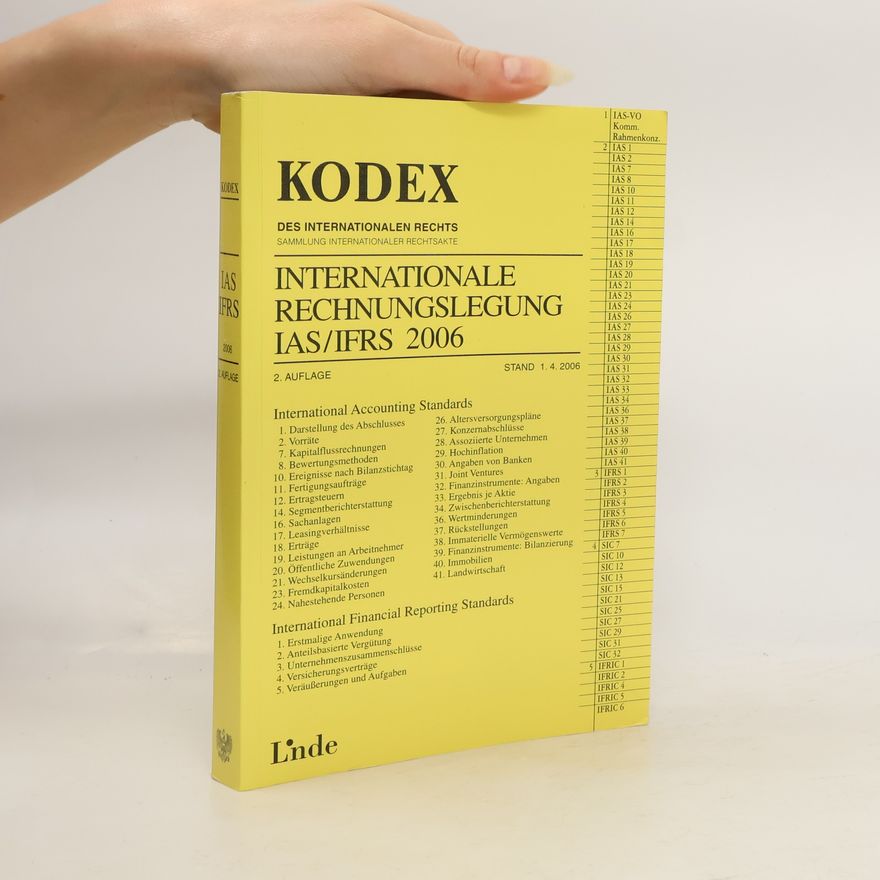 Alfred Wagenhofer Kodex IAS/IFRS. Internationale Rechnungslegung