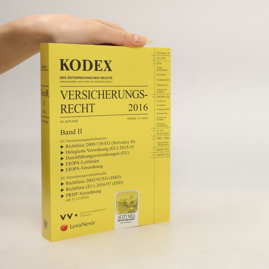 Martin Ramharter Kodex - 2: Versicherungsrecht 2016