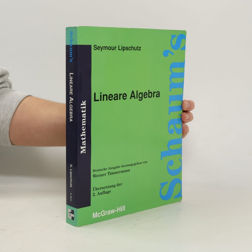 Werner Timmermann Schaum's: Lineare Algebra