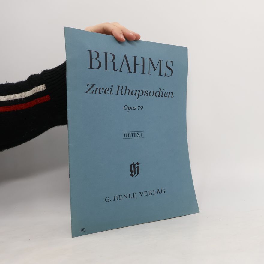 Autorenkollektiv Brahms. Zwei Rhapsodien. Opus 79