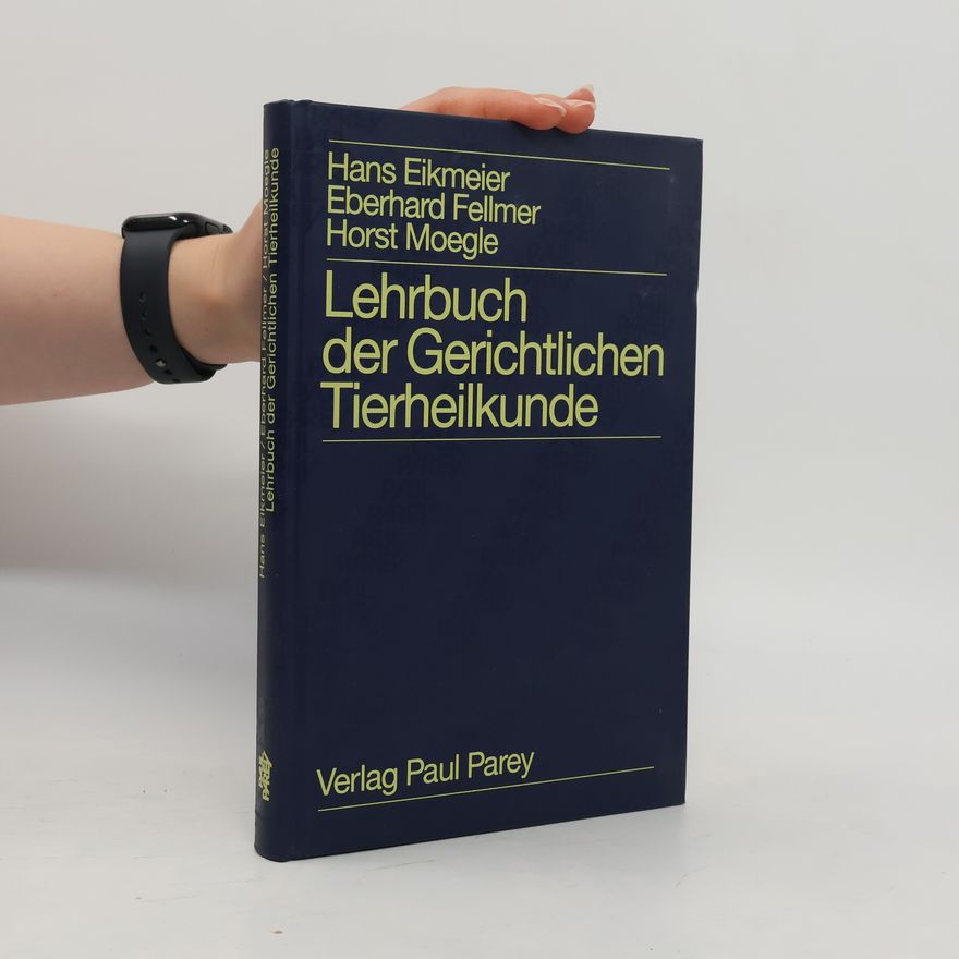 Horst Moegle Lehrbuch der gerichtlichen Tierheilkunde