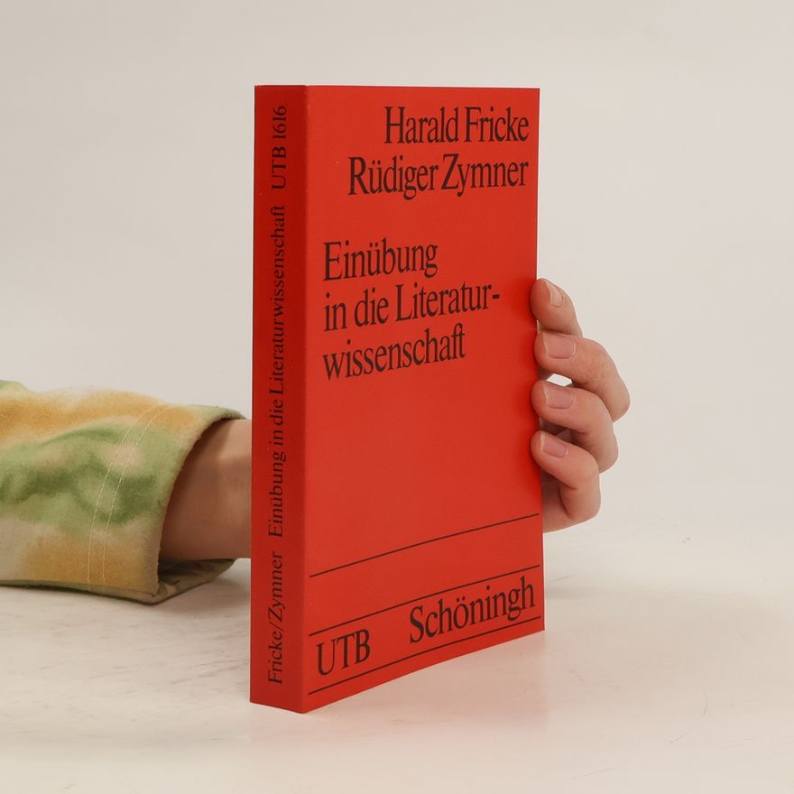Rüdiger Zymner Einübung in die Literaturwissenschaft