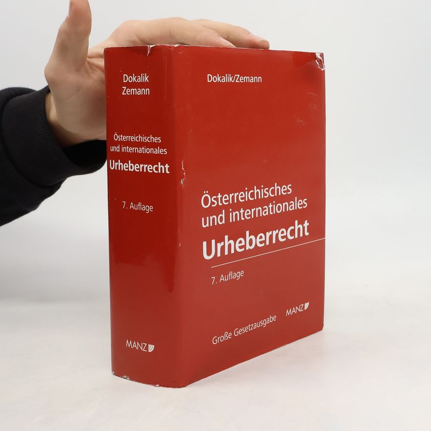 Adolf Zemann Österreichisches und internationales Urheberrecht