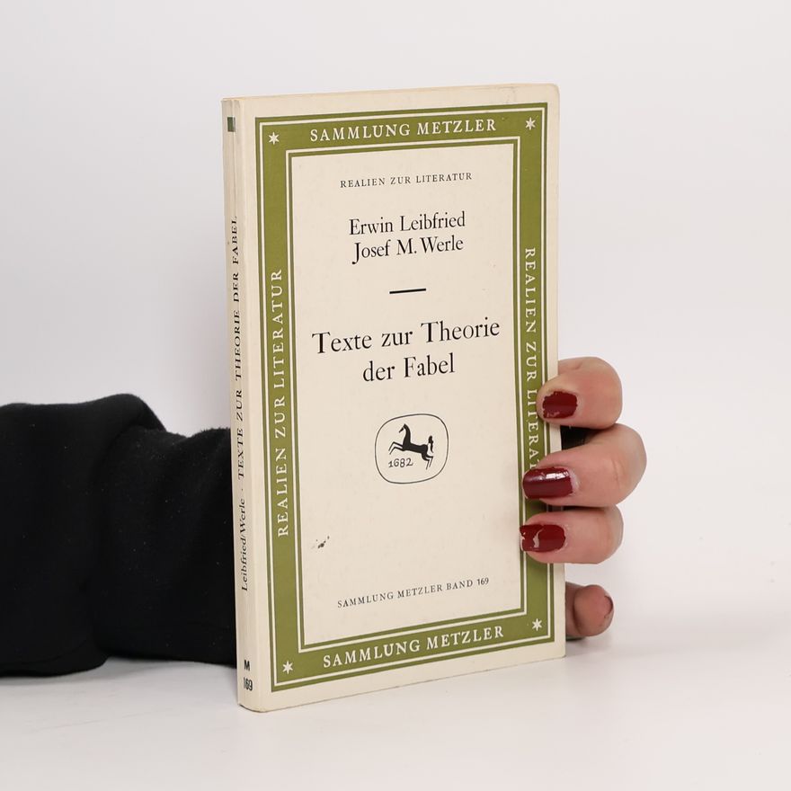 Josef M. Werle Texte zur Theorie der Fabel