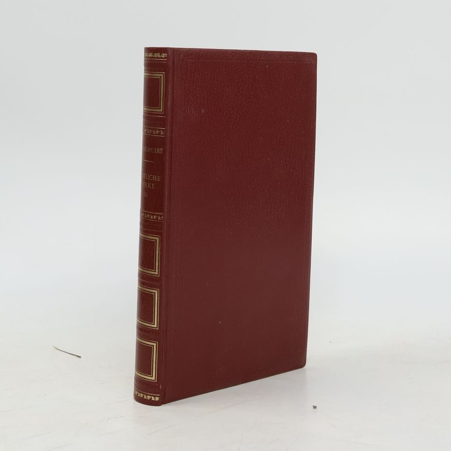 William Shakespeare Sämtliche Werke. Komödien III.