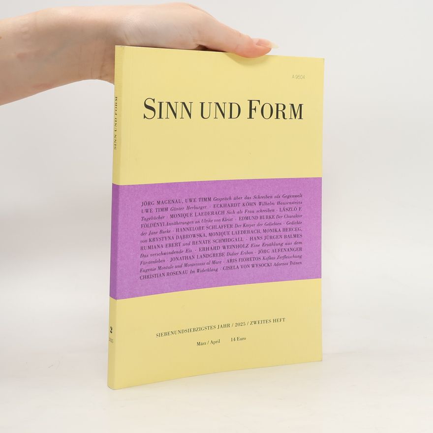 Eckhardt Köhn Sinn und Form 2/2025