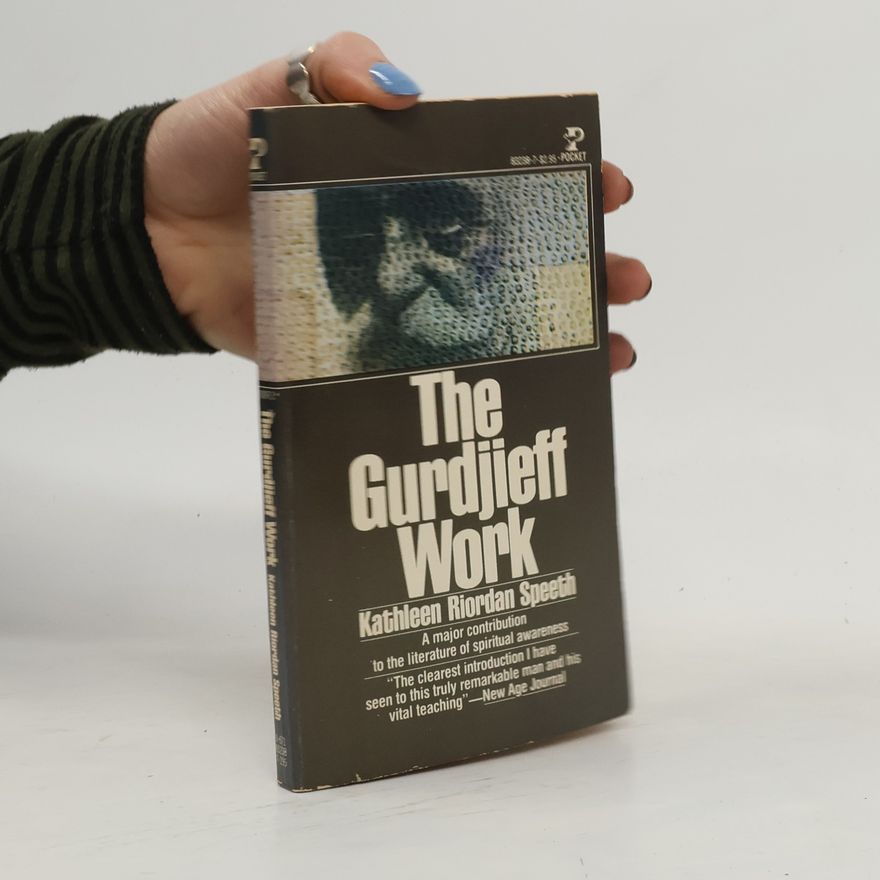 Kathleen Riordan Speeth Gurdjieff Work