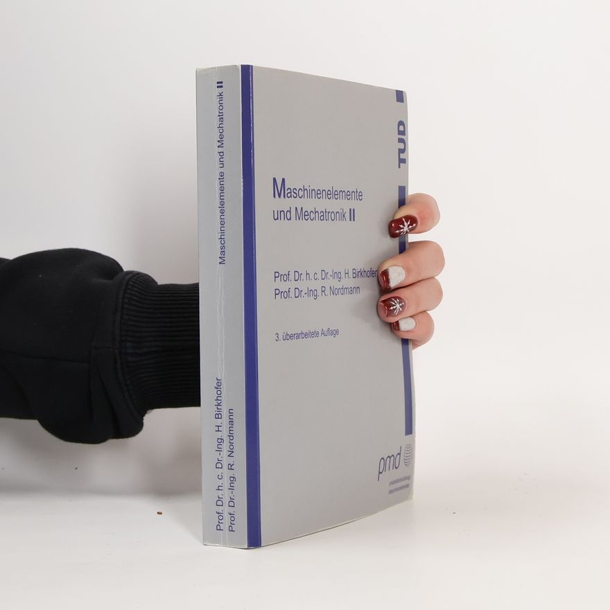 Rainer Nordmann Maschinenelemente und Mechatronik II