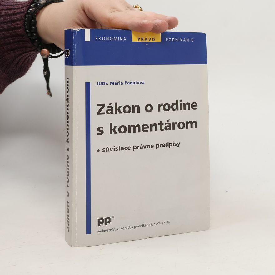 Mária Padalová Zákon o rodine s komentárom