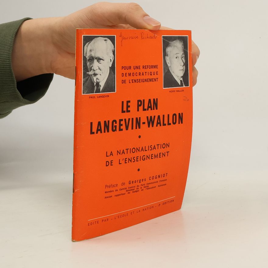 Paul Langevin Le Plan Langevin-Wallon