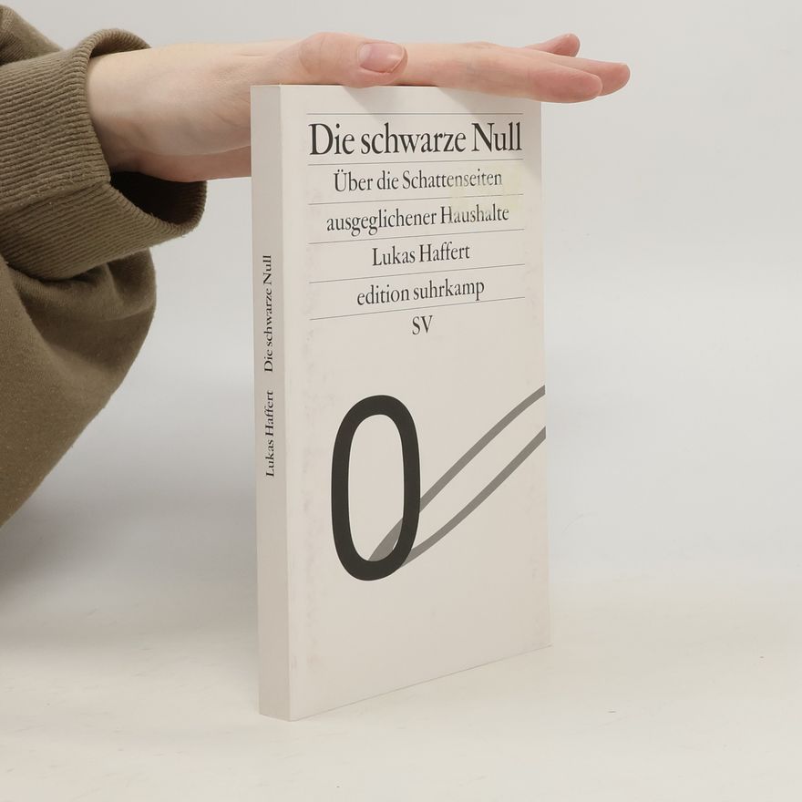 Lukas Haffert Edition Suhrkamp: Die schwarze Null