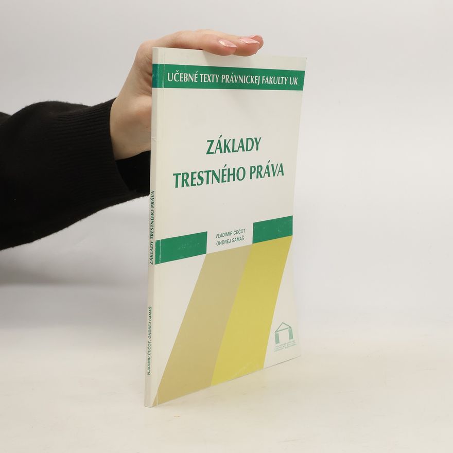 Ondrej Samaš Základy trestného práva