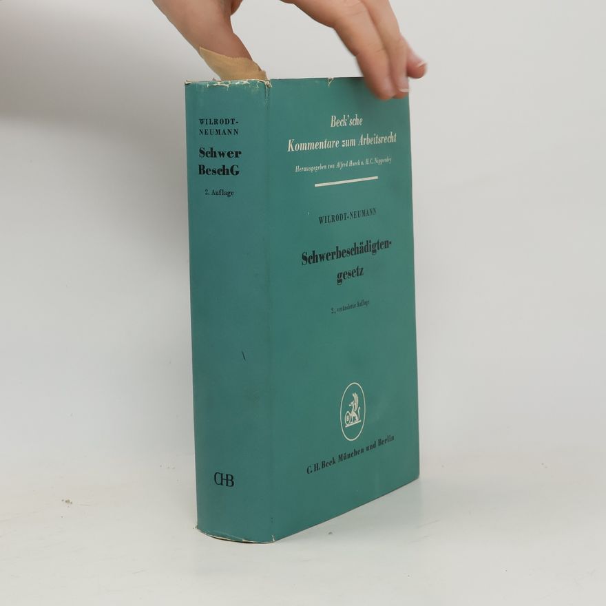 Hermann Wilrodt Schwerbeschädigtengesetz