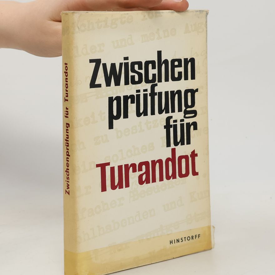 Autorenkollektiv Zwischenprüfung für Turandot