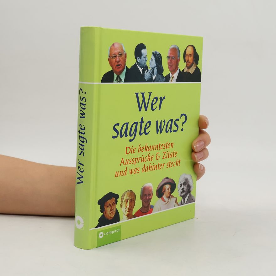 Autorenkollektiv Wer sagte was?