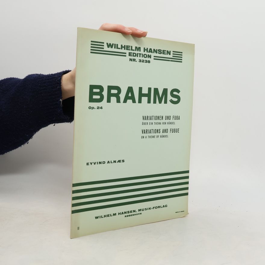 Wilhelm Hansen Brahms. Variationen und Fuga. Variations and fugue.