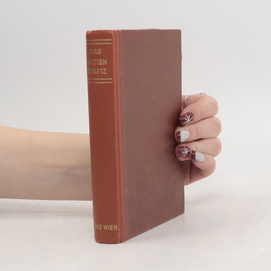 Various authors Das Aktien gesetz