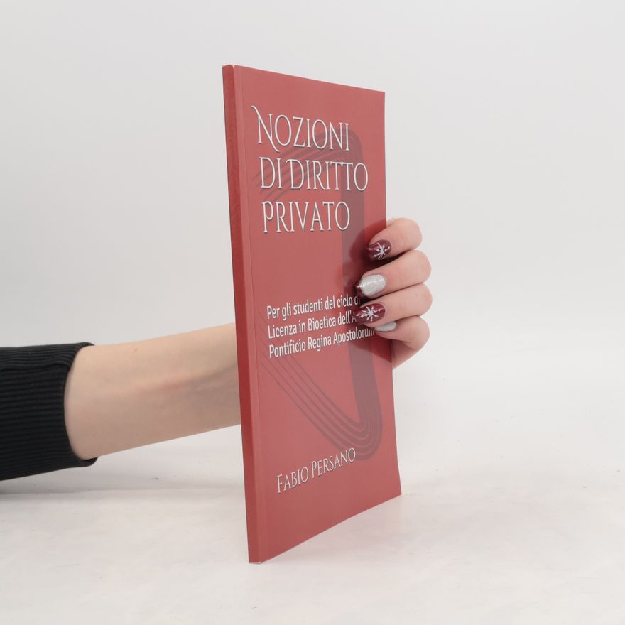 Fabio Persano Nozioni di diritto privato