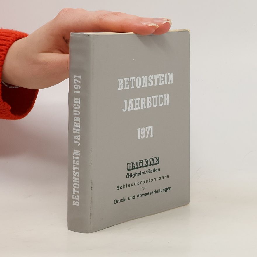 AA.VV. Betonstein Jahrbuch 1971