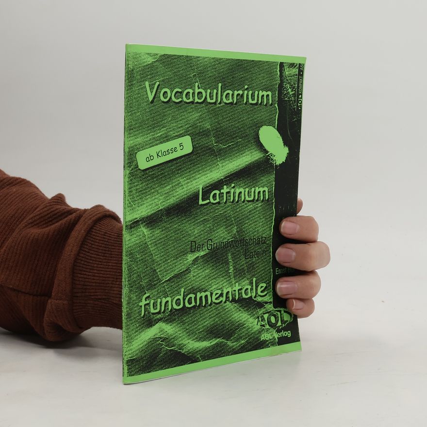 Ernest Bury Vocabularium latinum fundamentale