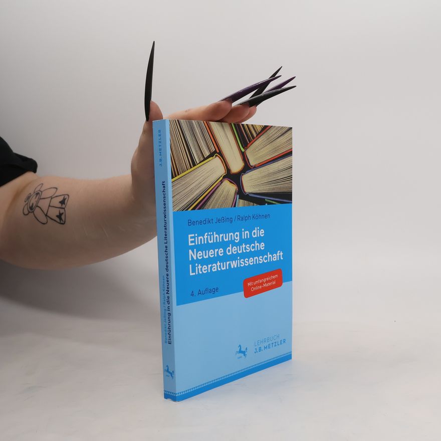 Benedikt Jeßing Einführung in die Neuere deutsche Literaturwissenschaft