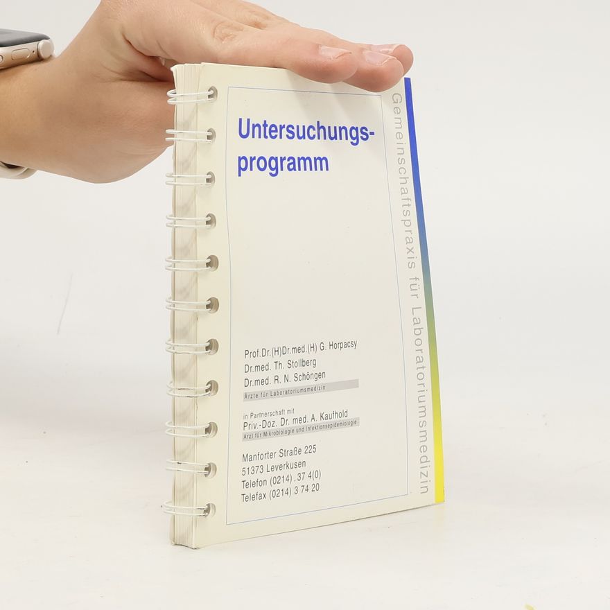 Autorenkollektiv Untersuchungsprogramm