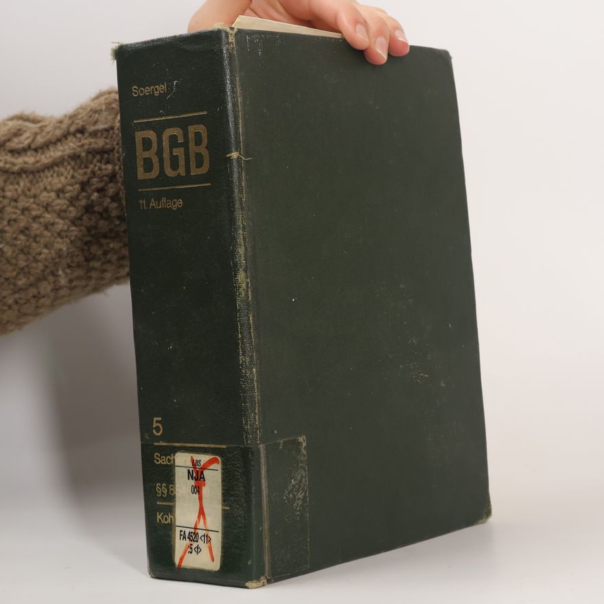 Hans Theodor Soergel Bürgerliches Gesetzbuch 5