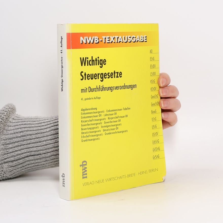 Various authors Wichtige Steuergesetze