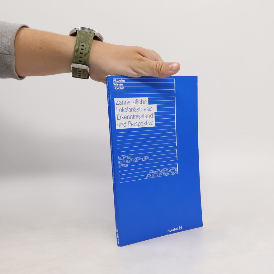 Autorenkollektiv Zahnärztliche Lokalanästhesie - Erkenntnisstand und Perspektive